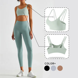 New Summer Ladies Fitness Underwear Strapless Yoga Top Sports Multicolor Gym  Workout Clothes Sporty Bra QS0231 - China Sports Wear and Tracksuit price